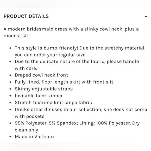 NWT Birdy Grey Bridesmaid Dress - Picture 7 of 7